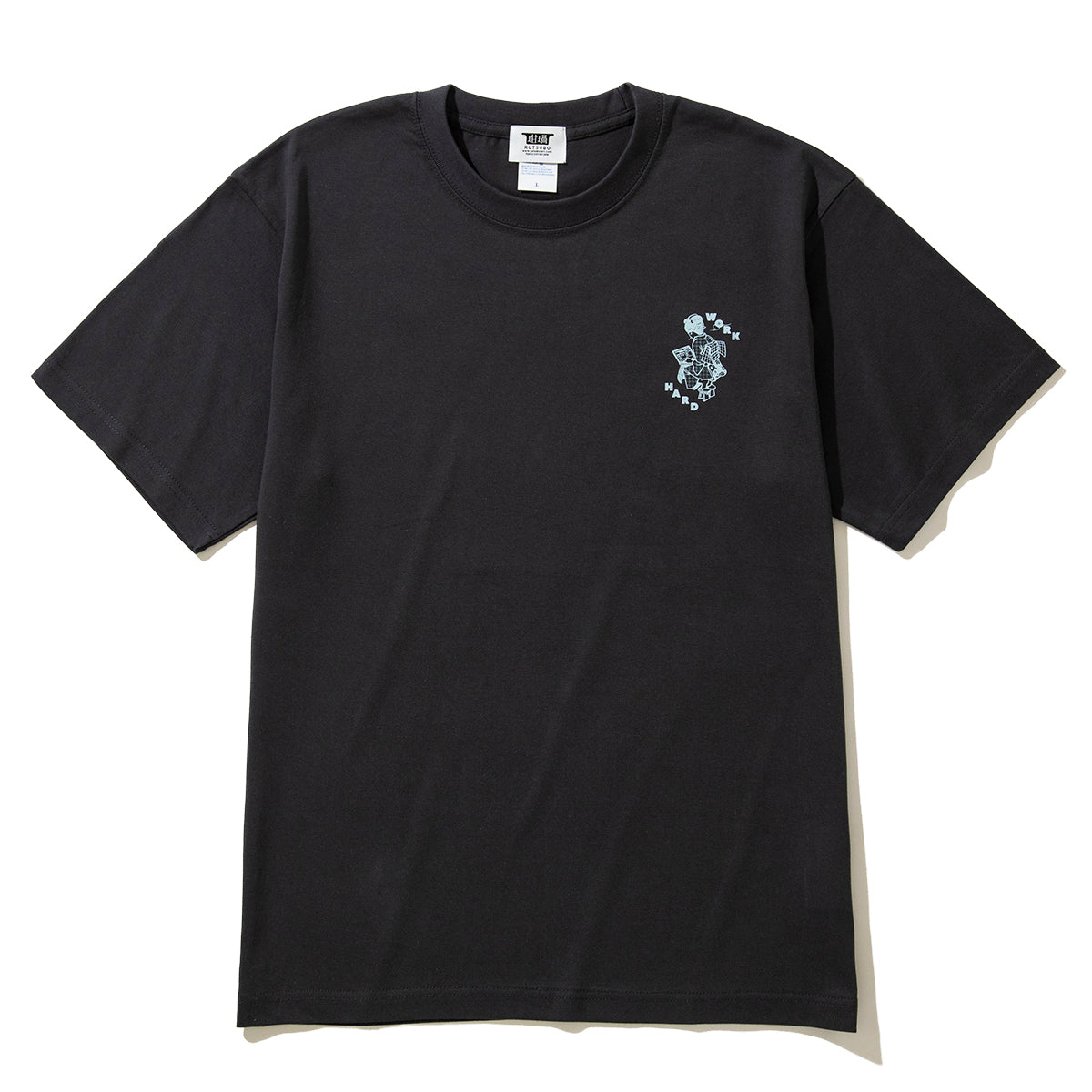 坩堝 WORKHARD/必殺仕事人 S/S T-SHIRTS (RUTSUBO×YU SUDA） RUTSUBO WORKHARD/必殺仕事人 ショートスリーブ Tシャツ R25FA-SUDA-TS3【メンズ Tシャツ グラフィック メッセージ バックプリント アーティスト コラボ 25FW】