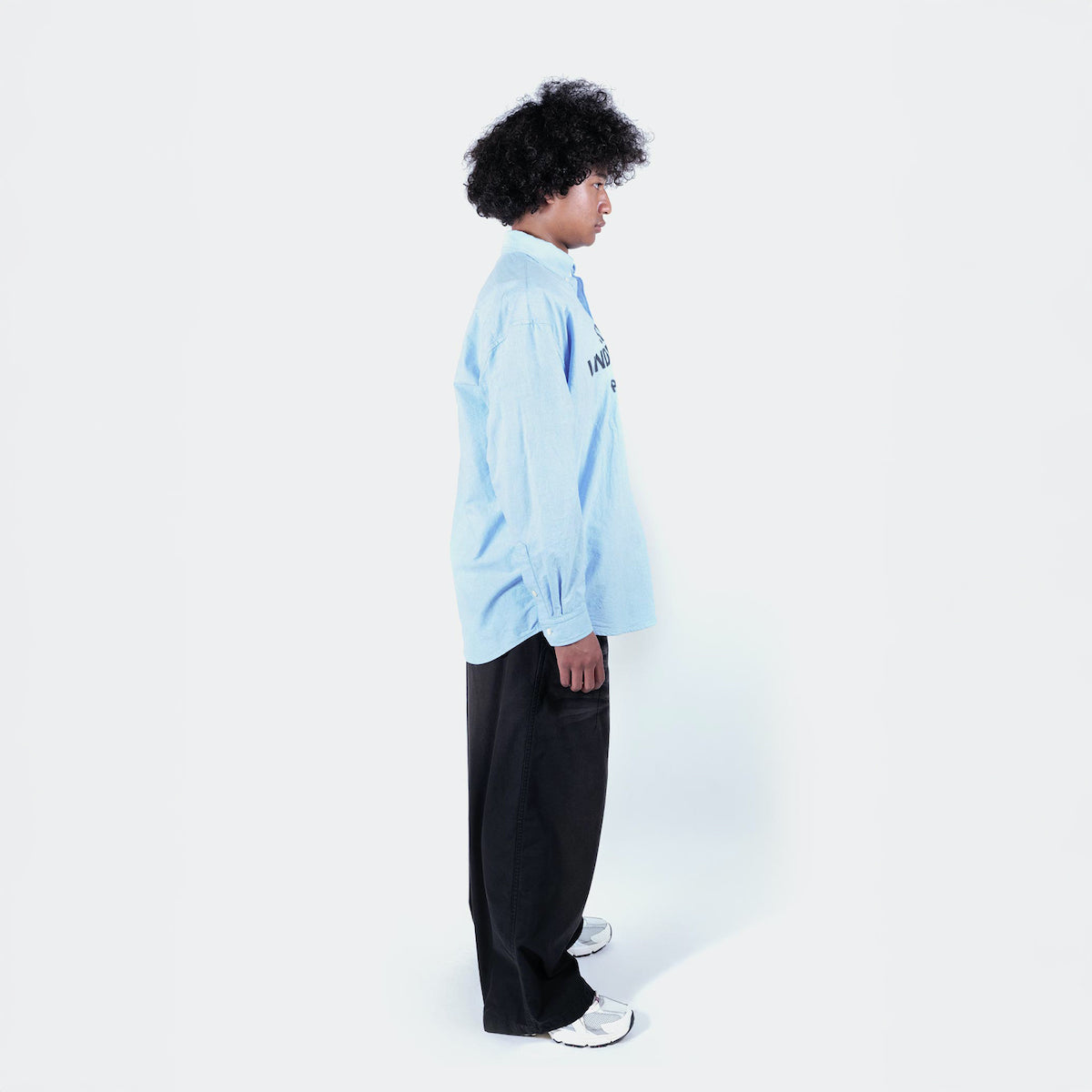 APPLEBUM Print Ox Bd Shirt アップルバム プリント オックス ボタンダウン シャツ 2520205【メンズ 長袖 プリントシャツ カジュアル モード 25FW】