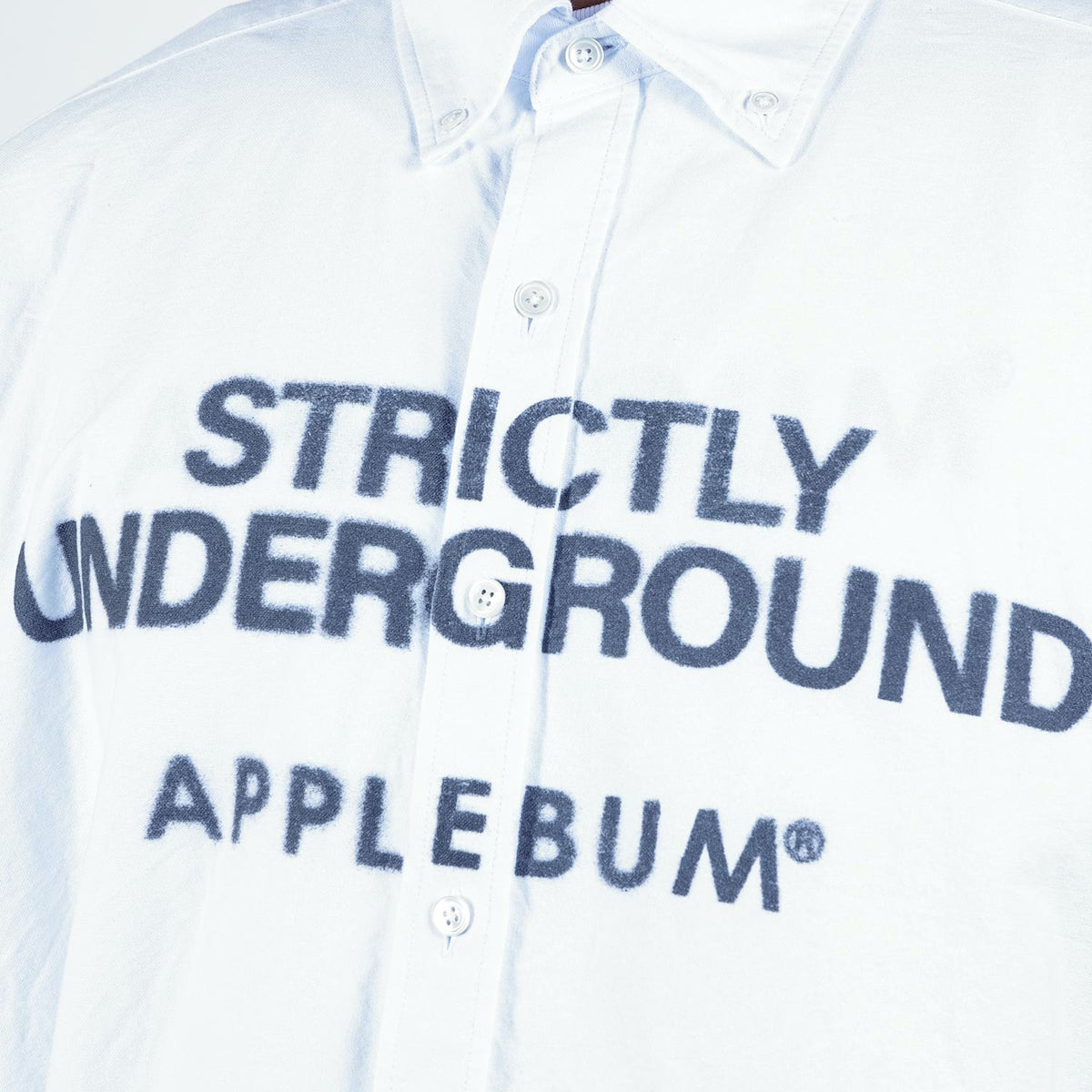APPLEBUM Print Ox Bd Shirt アップルバム プリント オックス ボタンダウン シャツ 2520205【メンズ 長袖 プリントシャツ カジュアル モード 25FW】