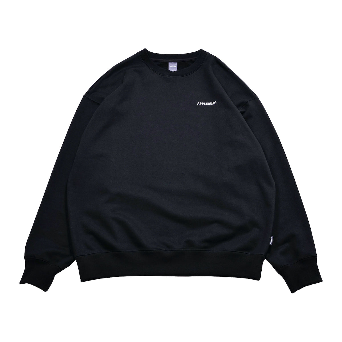 APPLEBUM Logo Crew Sweat アップルバム ロゴ クルー スウェット 2520411【メンズ スウェット クルーネック ベーシック シンプル 裏パイル セットアップ可 25FW】