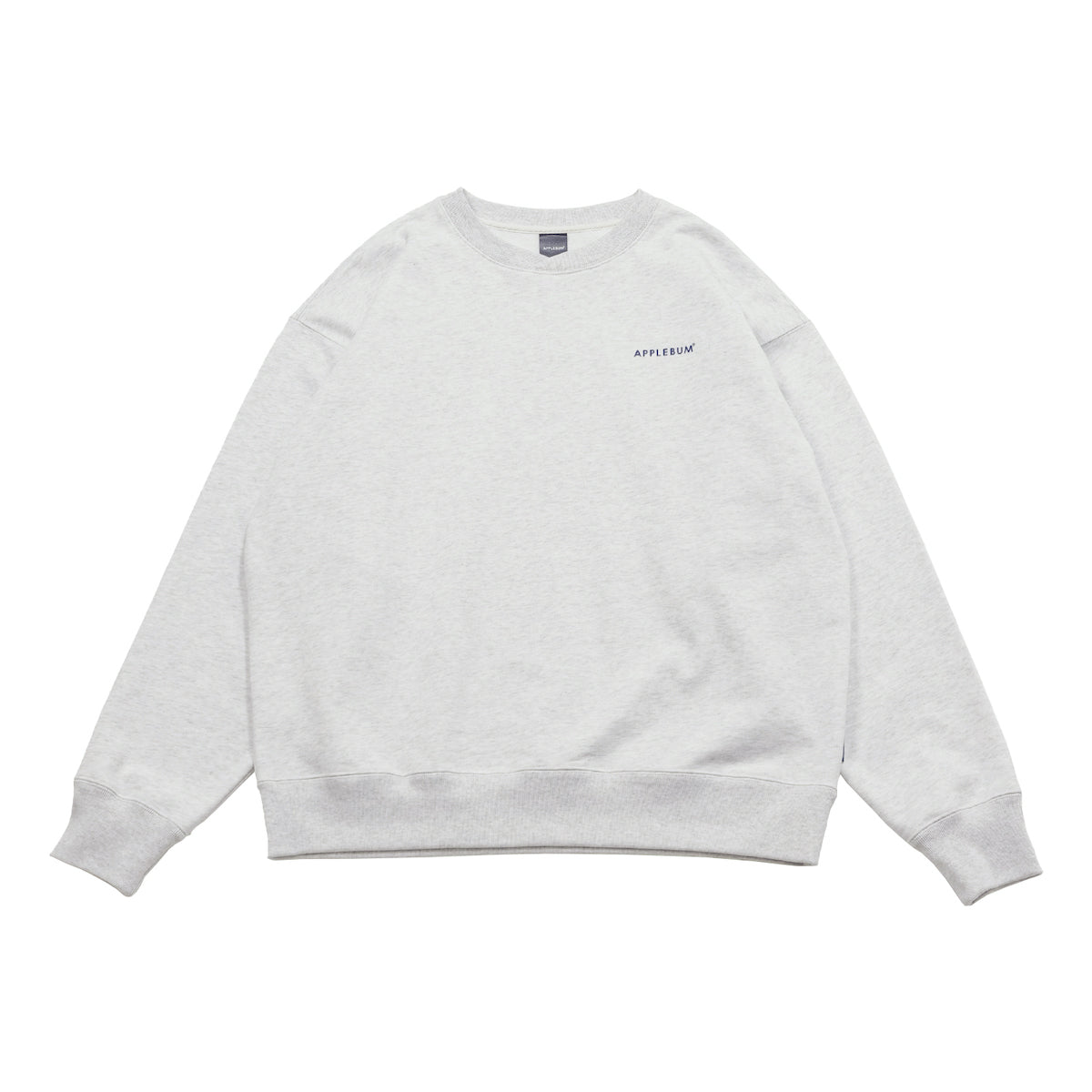 APPLEBUM Logo Crew Sweat アップルバム ロゴ クルー スウェット 2520411【メンズ スウェット クルーネック ベーシック シンプル 裏パイル セットアップ可 25FW】