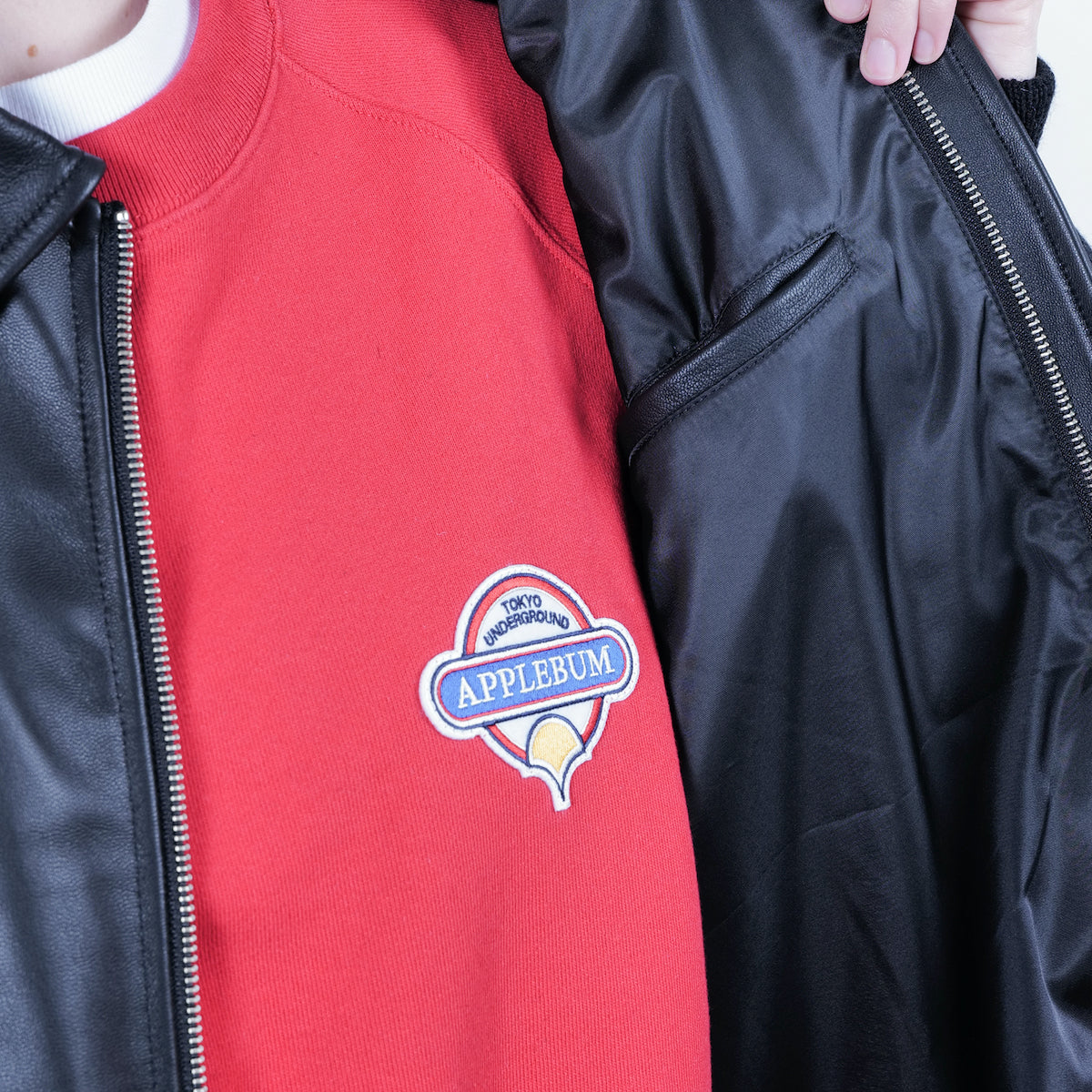 APPLEBUM A-2 Leather Jacket アップルバム A-2 レザー ジャケット 2520602【メンズ ジャケット アウター ラムレザー ロゴ 25FW】