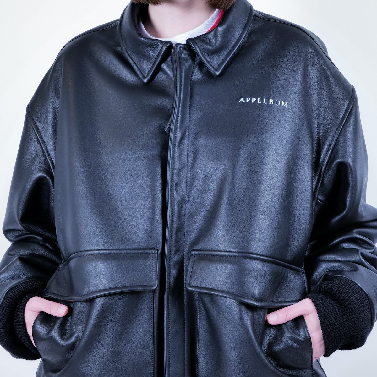 APPLEBUM A-2 Leather Jacket アップルバム A-2 レザー ジャケット 2520602【メンズ ジャケット アウター ラムレザー ロゴ 25FW】