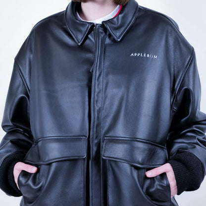 APPLEBUM A-2 Leather Jacket アップルバム A-2 レザー ジャケット 2520602【メンズ ジャケット アウター ラムレザー ロゴ 25FW】