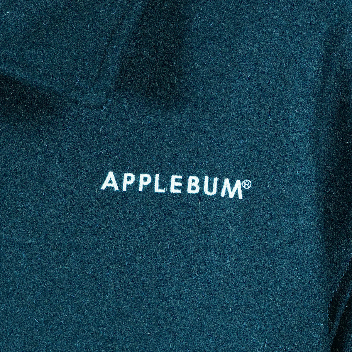 APPLEBUM Collared Melton Stadium Jacket アップルバム カラード メルトン スタジアム ジャケット 2520604【メンズ アウター スタジャン メルトン ジャケット ロゴ 25FW】