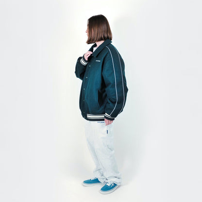 APPLEBUM Collared Melton Stadium Jacket アップルバム カラード メルトン スタジアム ジャケット 2520604【メンズ アウター スタジャン メルトン ジャケット ロゴ 25FW】