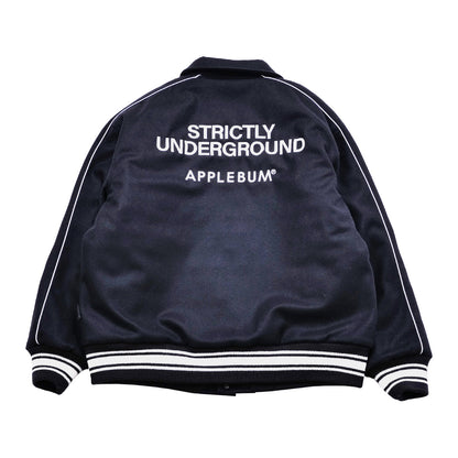 APPLEBUM Collared Melton Stadium Jacket アップルバム カラード メルトン スタジアム ジャケット 2520604【メンズ アウター スタジャン メルトン ジャケット ロゴ 25FW】