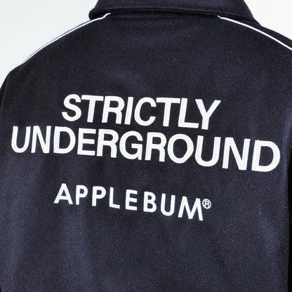 APPLEBUM Collared Melton Stadium Jacket アップルバム カラード メルトン スタジアム ジャケット 2520604【メンズ アウター スタジャン メルトン ジャケット ロゴ 25FW】