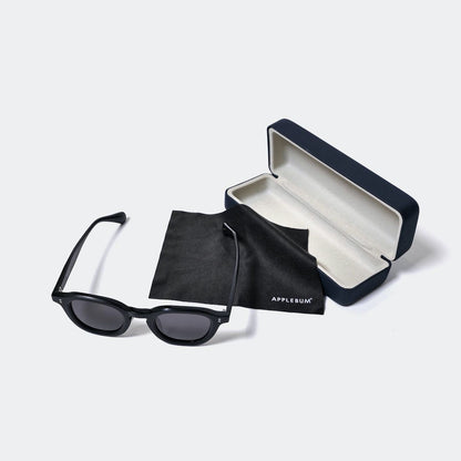 APPLEBUM LGA Matte Sunglasses アップルバム LGA マット サングラス 2521003【メンズ ボストン型サングラス マット加工 日本製 ケース付き 25FW】