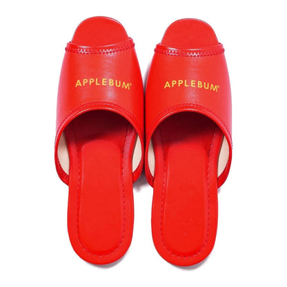APPLEBUM Logo Slippers アップルバム ロゴ スリッパ 2521004【メンズ 室内用スリッパ レトロ ロゴ入り  25FW】