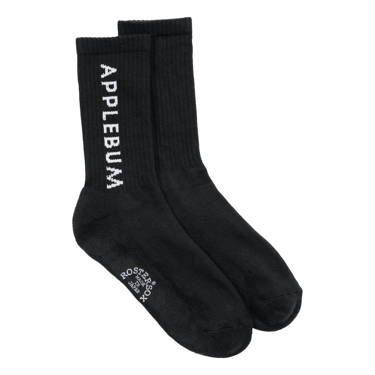 APPLEBUM Logo Socks アップルバム ロゴ ソックス 2521013【メンズ ソックス 靴下 ジャガード 日本製 25FW】