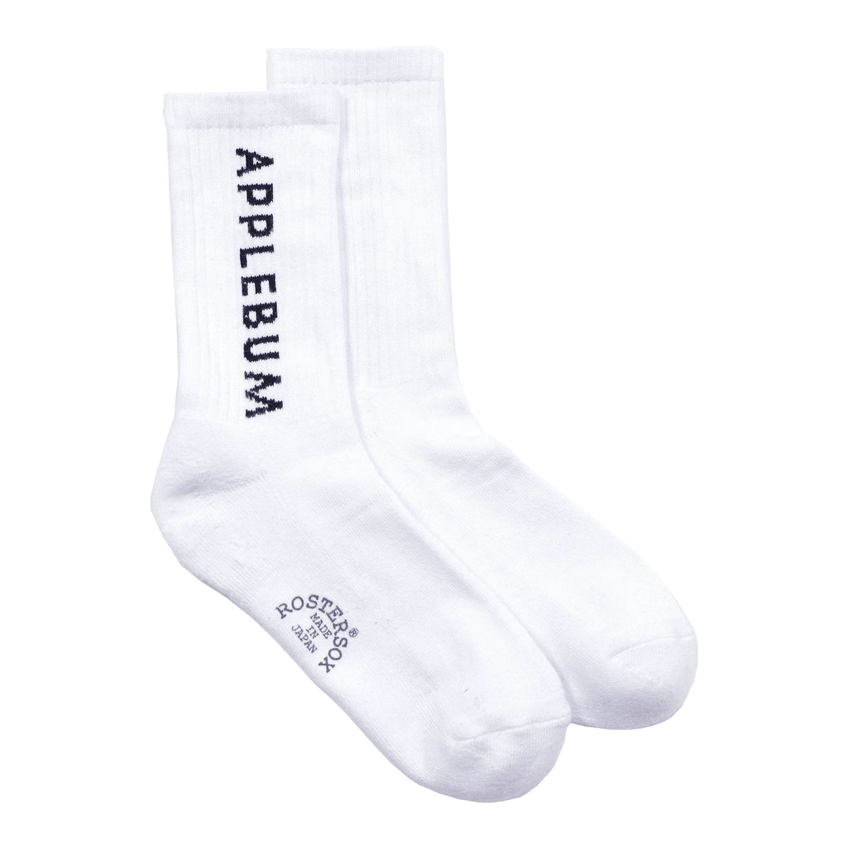 APPLEBUM Logo Socks アップルバム ロゴ ソックス 2521013【メンズ ソックス 靴下 ジャガード 日本製 25FW】
