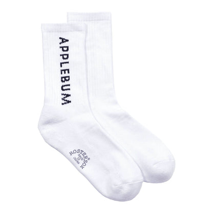 APPLEBUM Logo Socks アップルバム ロゴ ソックス 2521013【メンズ ソックス 靴下 ジャガード 日本製 25FW】