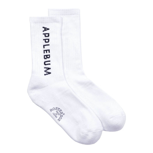 APPLEBUM Logo Socks アップルバム ロゴ ソックス 2521013【メンズ ソックス 靴下 ジャガード 日本製 25FW】