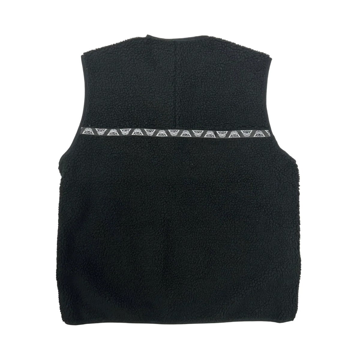 POLER JACQUARD SHERPA NO COLLAR VEST ポーラー ジャカード シェルパ ノーカラー ベスト 253MCV0019【メンズ フリースベスト ノーカラー レイヤード 防寒 アウトドア 25FW】