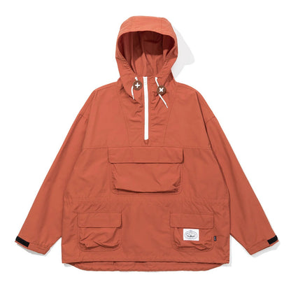 POLER 60/40 WIDE SEEKER ANORAK ポーラー 60/40 ワイドシーカー アノラック 253MCV0021【メンズ アノラック パーカ 60/40クロス アウトドアウェア パッカブル ジャケット 25FW】