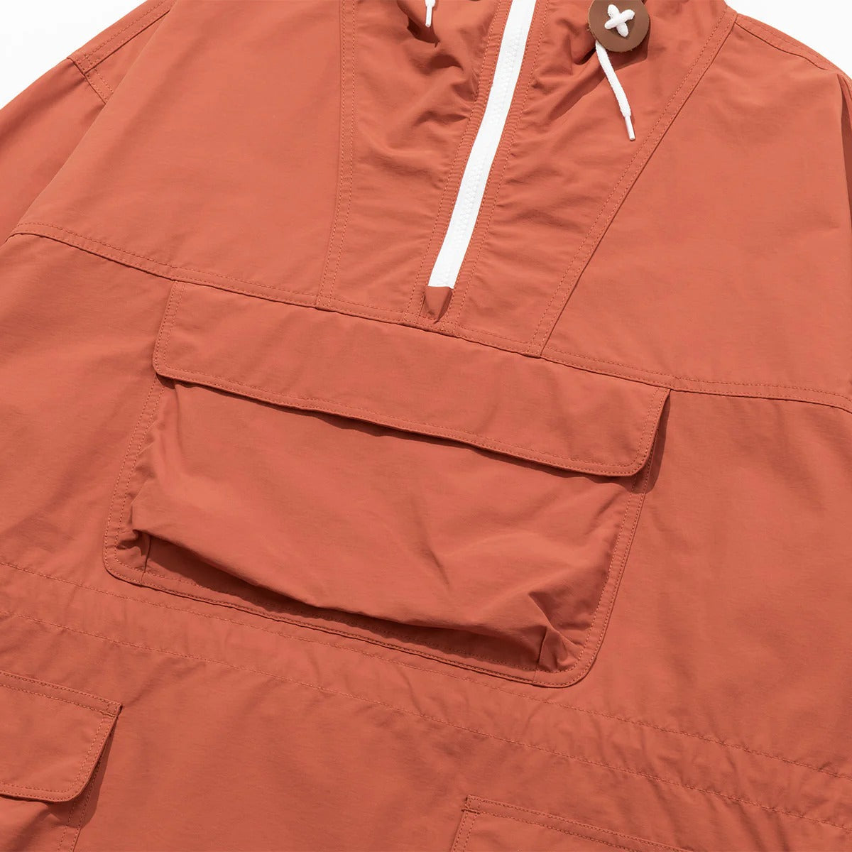 POLER 60/40 WIDE SEEKER ANORAK ポーラー 60/40 ワイドシーカー アノラック 253MCV0021【メンズ アノラック パーカ 60/40クロス アウトドアウェア パッカブル ジャケット 25FW】