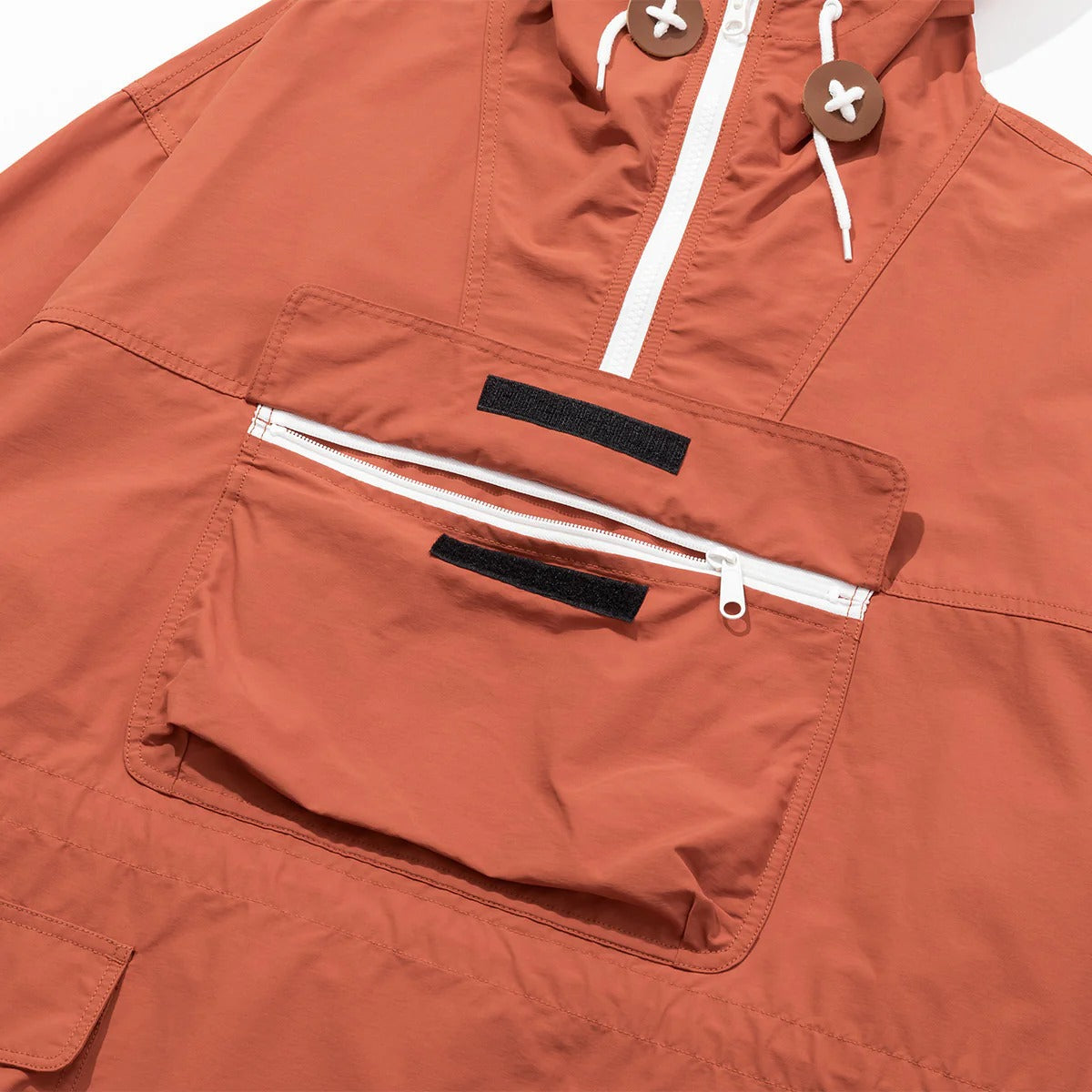POLER 60/40 WIDE SEEKER ANORAK ポーラー 60/40 ワイドシーカー アノラック 253MCV0021【メンズ アノラック パーカ 60/40クロス アウトドアウェア パッカブル ジャケット 25FW】