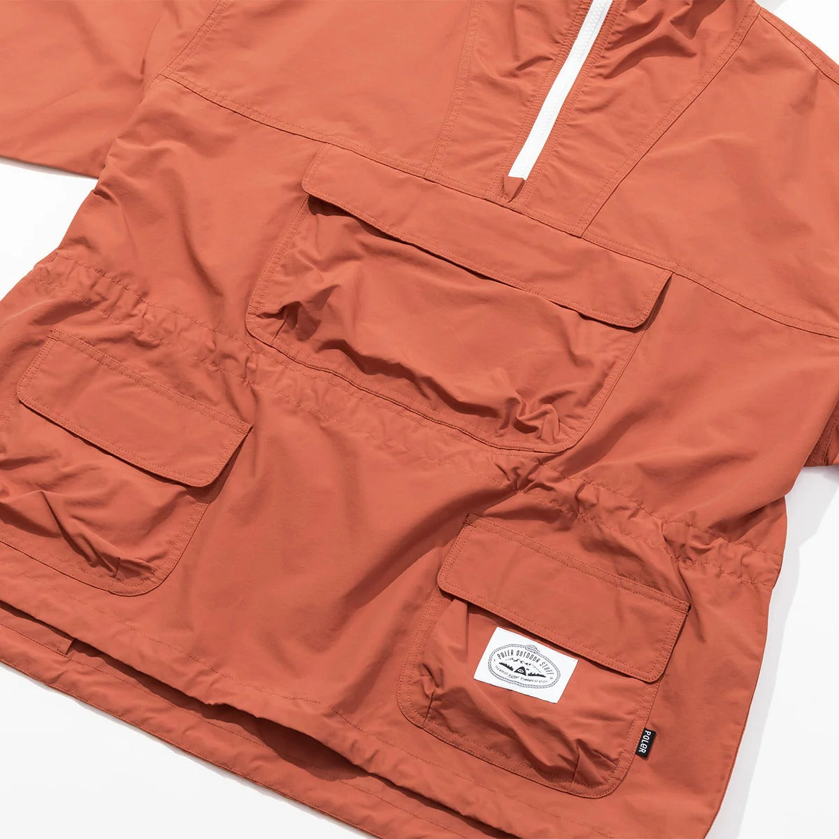 POLER 60/40 WIDE SEEKER ANORAK ポーラー 60/40 ワイドシーカー アノラック 253MCV0021【メンズ アノラック パーカ 60/40クロス アウトドアウェア パッカブル ジャケット 25FW】