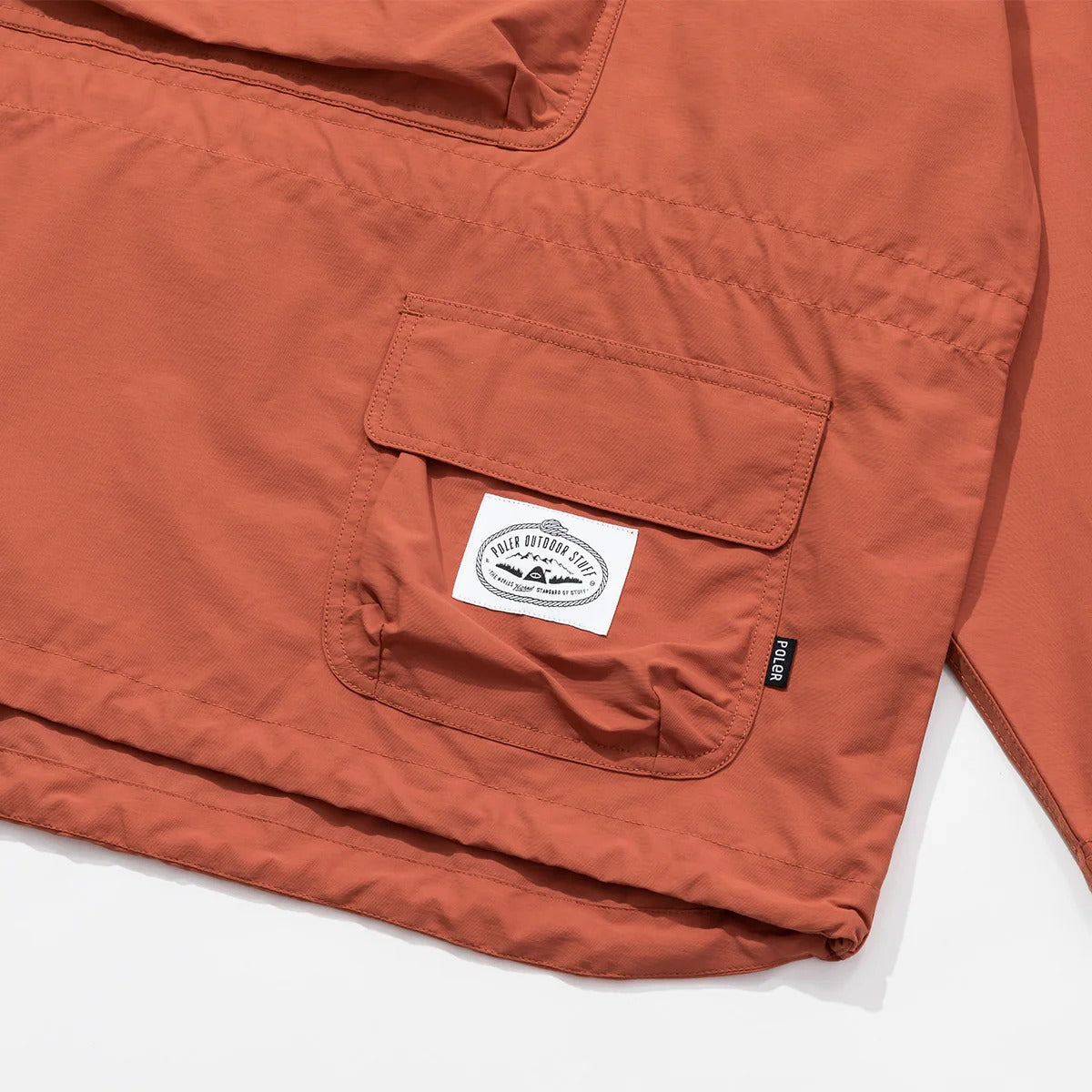 POLER 60/40 WIDE SEEKER ANORAK ポーラー 60/40 ワイドシーカー アノラック 253MCV0021【メンズ アノラック パーカ 60/40クロス アウトドアウェア パッカブル ジャケット 25FW】