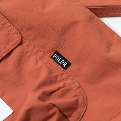 POLER 60/40 WIDE SEEKER ANORAK ポーラー 60/40 ワイドシーカー アノラック 253MCV0021【メンズ アノラック パーカ 60/40クロス アウトドアウェア パッカブル ジャケット 25FW】