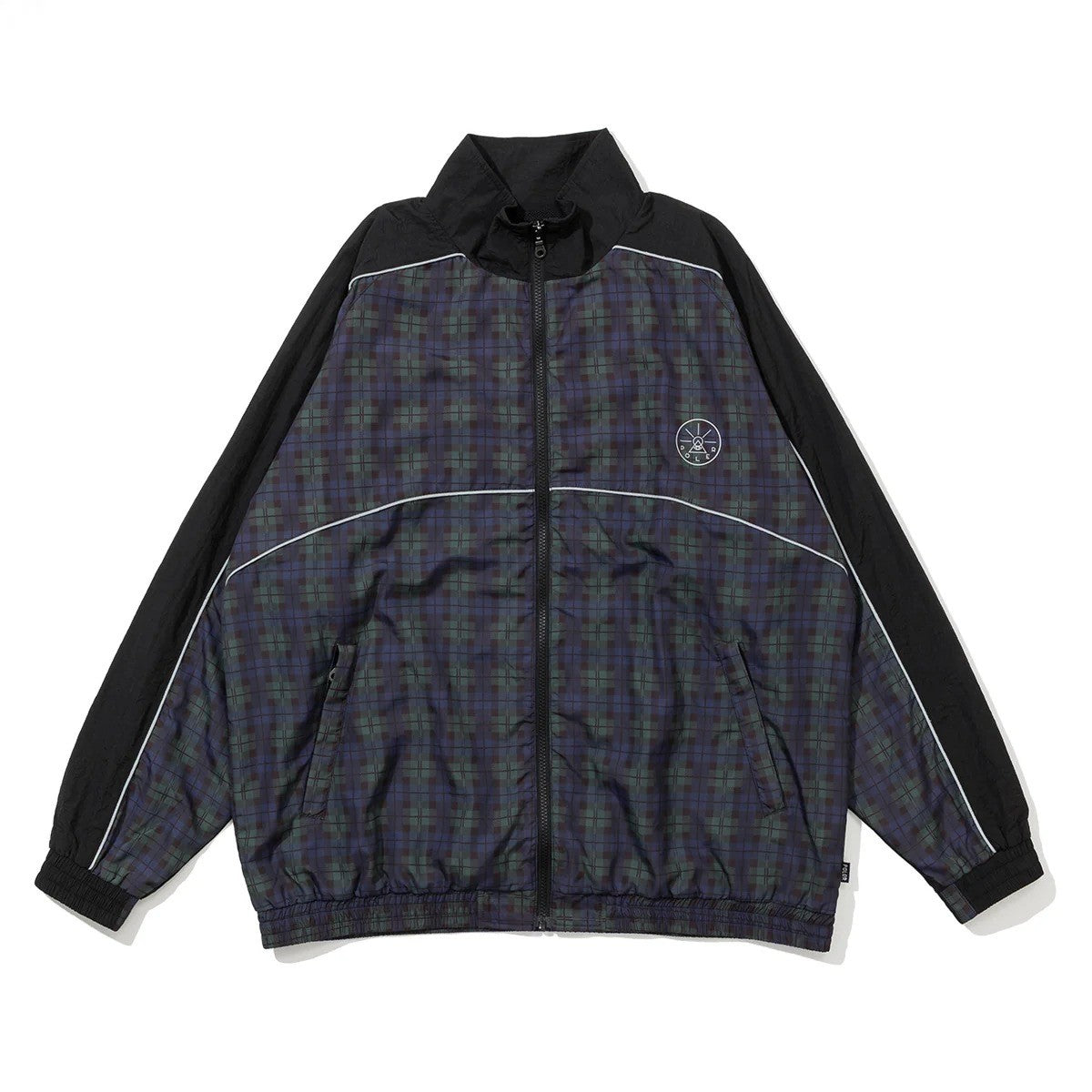 POLER SHIRRING NYLON PIPING JACKET ポーラー シャーリング ナイロン パイピング ジャケット 253MCV0023【メンズ ナイロンジャケット レトロ アウトドア リフレクター 軽量 アウター 25FW】