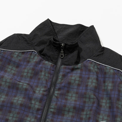 POLER SHIRRING NYLON PIPING JACKET ポーラー シャーリング ナイロン パイピング ジャケット 253MCV0023【メンズ ナイロンジャケット レトロ アウトドア リフレクター 軽量 アウター 25FW】