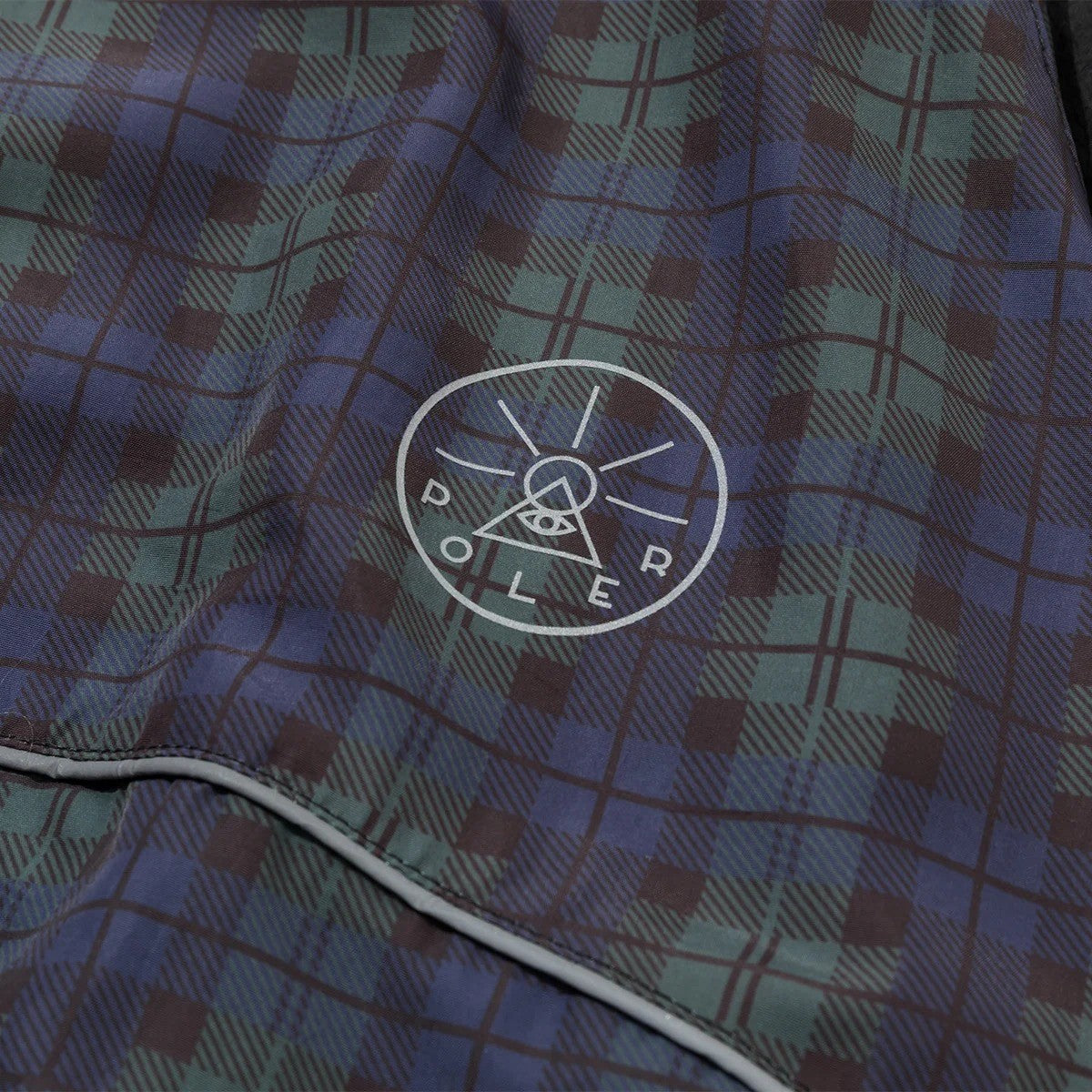 POLER SHIRRING NYLON PIPING JACKET ポーラー シャーリング ナイロン パイピング ジャケット 253MCV0023【メンズ ナイロンジャケット レトロ アウトドア リフレクター 軽量 アウター 25FW】