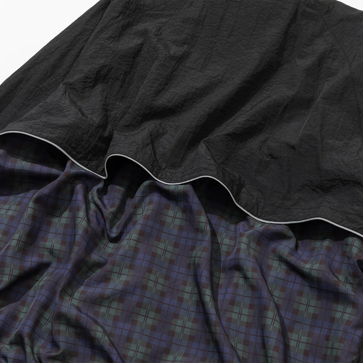 POLER SHIRRING NYLON PIPING JACKET ポーラー シャーリング ナイロン パイピング ジャケット 253MCV0023【メンズ ナイロンジャケット レトロ アウトドア リフレクター 軽量 アウター 25FW】