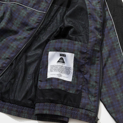 POLER SHIRRING NYLON PIPING JACKET ポーラー シャーリング ナイロン パイピング ジャケット 253MCV0023【メンズ ナイロンジャケット レトロ アウトドア リフレクター 軽量 アウター 25FW】