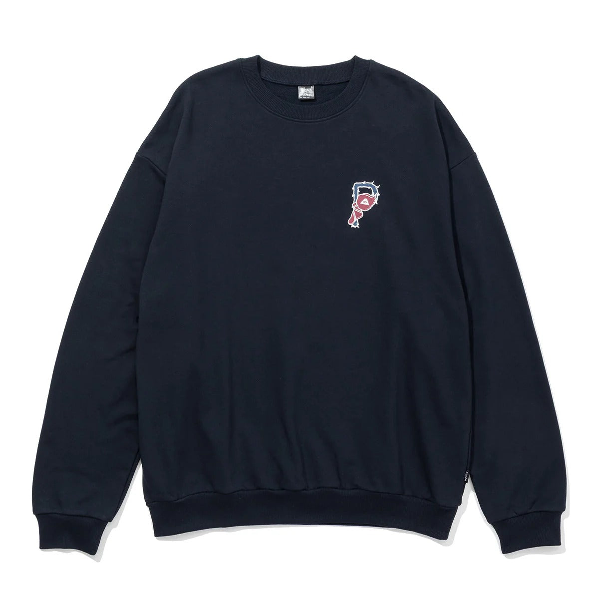 POLER BIG LOGO CREW ポーラー ビッグロゴ クルー 253MCV0049【メンズ クルースウェット ロゴ トレーナー アスレチック レトロ スポーティ 25FW】