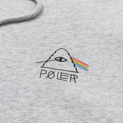 POLER PSYCHEDELIC LOGO HOOD ポーラー サイケデリック ロゴ フード 253MCV0055【メンズ スウェットフーディ グラフィック 刺繍 フレンチテリー パーカー デイリーユース 25FW】