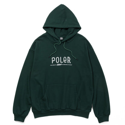 POLER FURRY FONT HOOD ポーラー ファリーフォント フード 253MCV0066【メンズ スウェットフーディ ロゴ フレンチテリー パーカー 吸汗性 リラックスウェア 25FW】