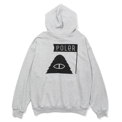 POLER FURRY FONT HOOD ポーラー ファリーフォント フード 253MCV0066【メンズ スウェットフーディ ロゴ フレンチテリー パーカー 吸汗性 リラックスウェア 25FW】