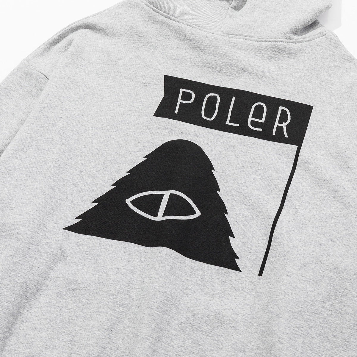 POLER FURRY FONT HOOD ポーラー ファリーフォント フード 253MCV0066【メンズ スウェットフーディ ロゴ フレンチテリー パーカー 吸汗性 リラックスウェア 25FW】