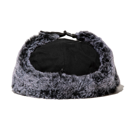 POLER MILITARY FUR VISOR CAP ポーラー ミリタリー ファー バイザー キャップ 253MCV0083【メンズ フライトキャップ ファーキャップ 防寒 アウトドア 冬小物 刺繍ロゴ 25FW】