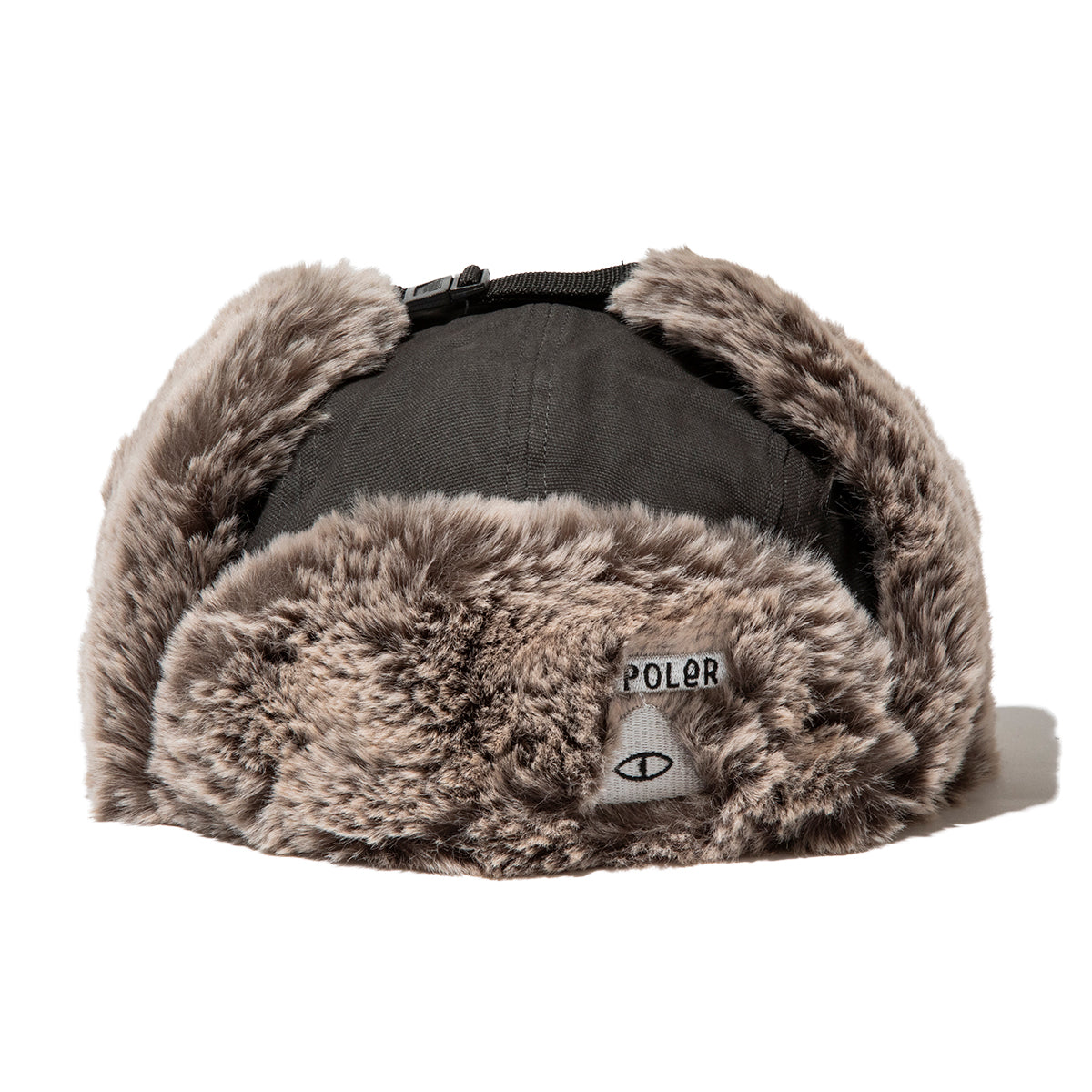POLER MILITARY FUR VISOR CAP ポーラー ミリタリー ファー バイザー キャップ 253MCV0083【メンズ フライトキャップ ファーキャップ 防寒 アウトドア 冬小物 刺繍ロゴ 25FW】