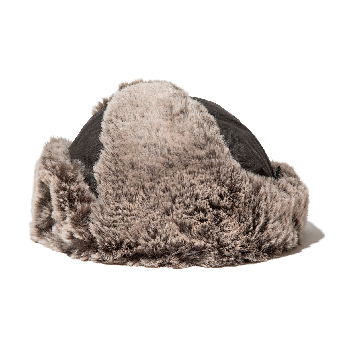 POLER MILITARY FUR VISOR CAP ポーラー ミリタリー ファー バイザー キャップ 253MCV0083【メンズ フライトキャップ ファーキャップ 防寒 アウトドア 冬小物 刺繍ロゴ 25FW】