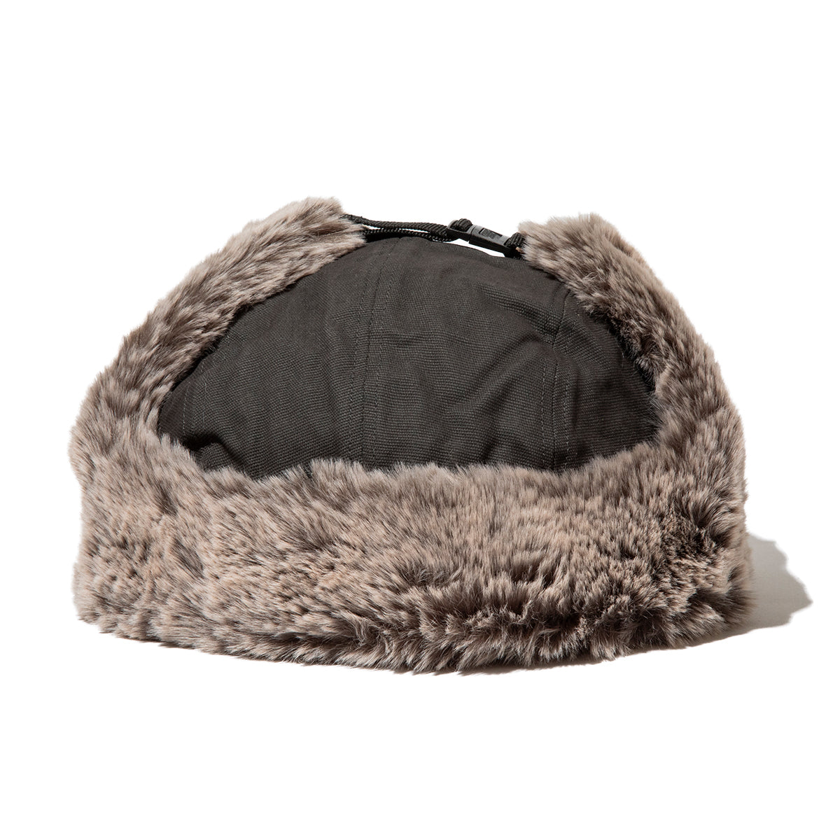 POLER MILITARY FUR VISOR CAP ポーラー ミリタリー ファー バイザー キャップ 253MCV0083【メンズ フライトキャップ ファーキャップ 防寒 アウトドア 冬小物 刺繍ロゴ 25FW】