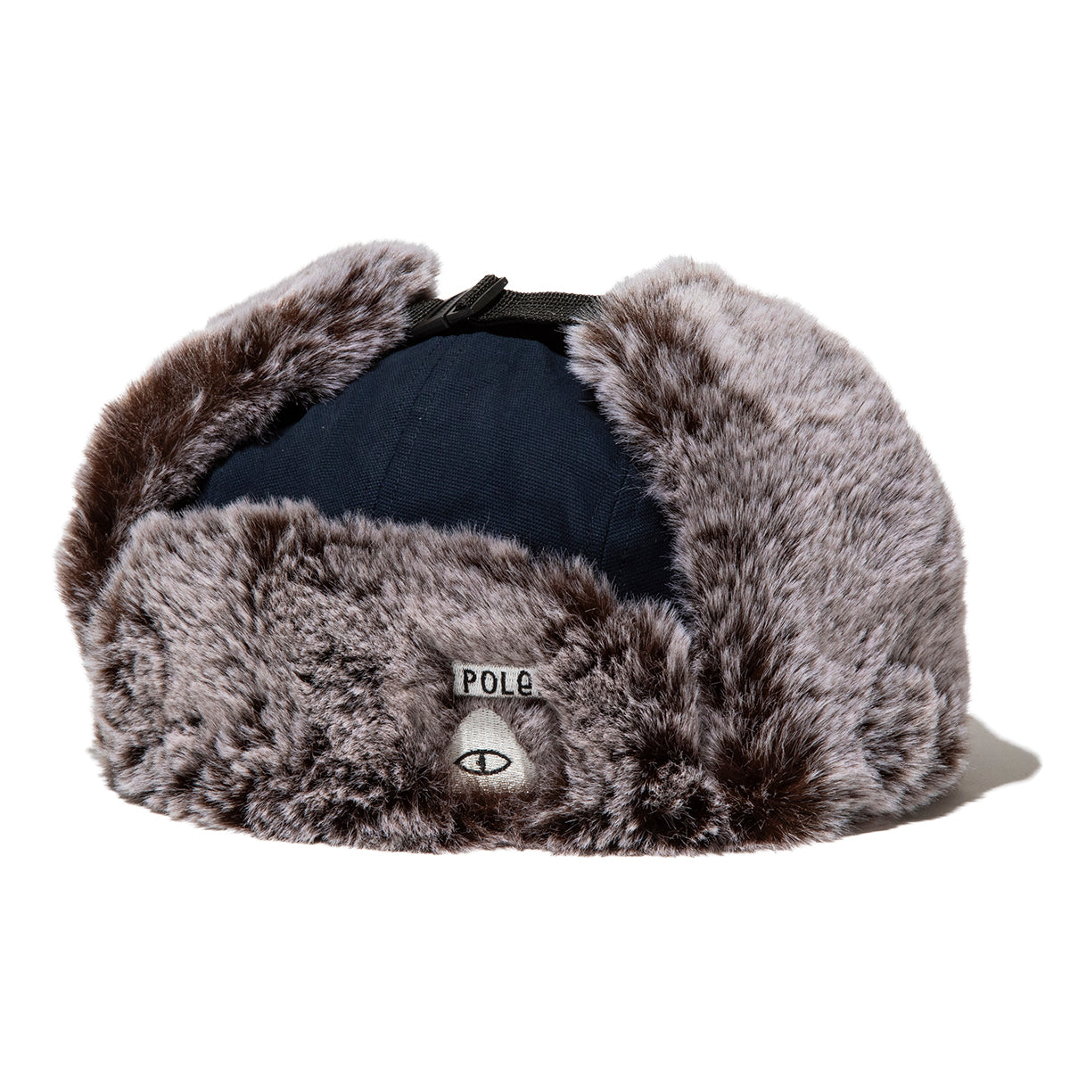 POLER MILITARY FUR VISOR CAP ポーラー ミリタリー ファー バイザー キャップ 253MCV0083【メンズ フライトキャップ ファーキャップ 防寒 アウトドア 冬小物 刺繍ロゴ 25FW】