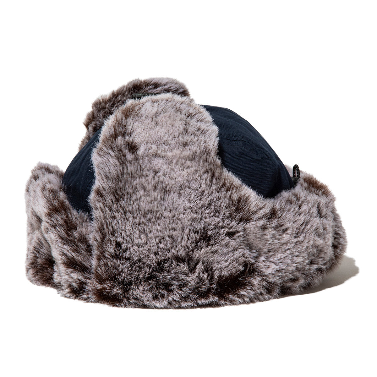 POLER MILITARY FUR VISOR CAP ポーラー ミリタリー ファー バイザー キャップ 253MCV0083【メンズ フライトキャップ ファーキャップ 防寒 アウトドア 冬小物 刺繍ロゴ 25FW】