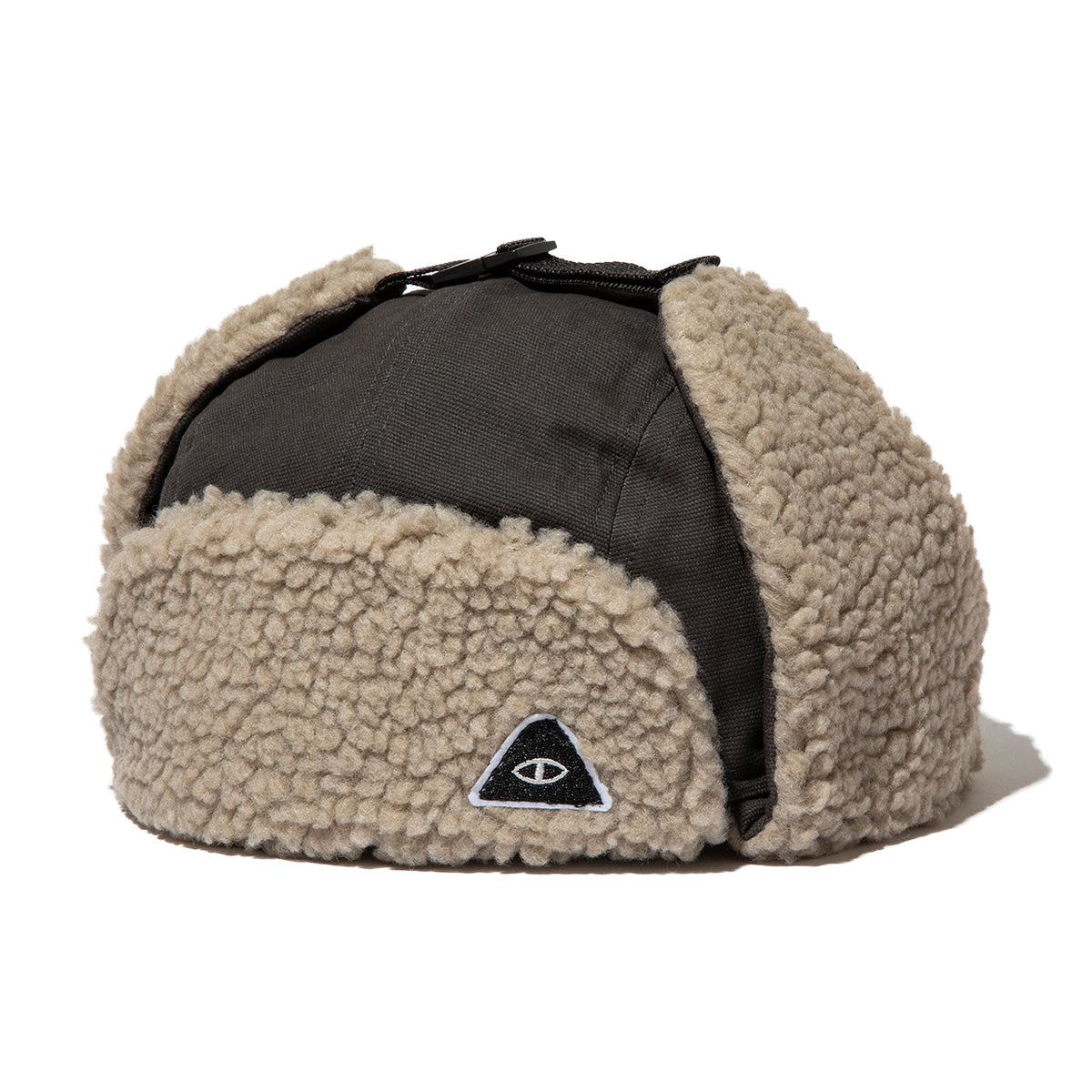 POLER MILITARY BOA VISOR CAP ポーラー ミリタリー ボア バイザー キャップ 253MCV0084【メンズ フライトキャップ ボアキャップ 防寒 アウトドア 秋冬 25FW】