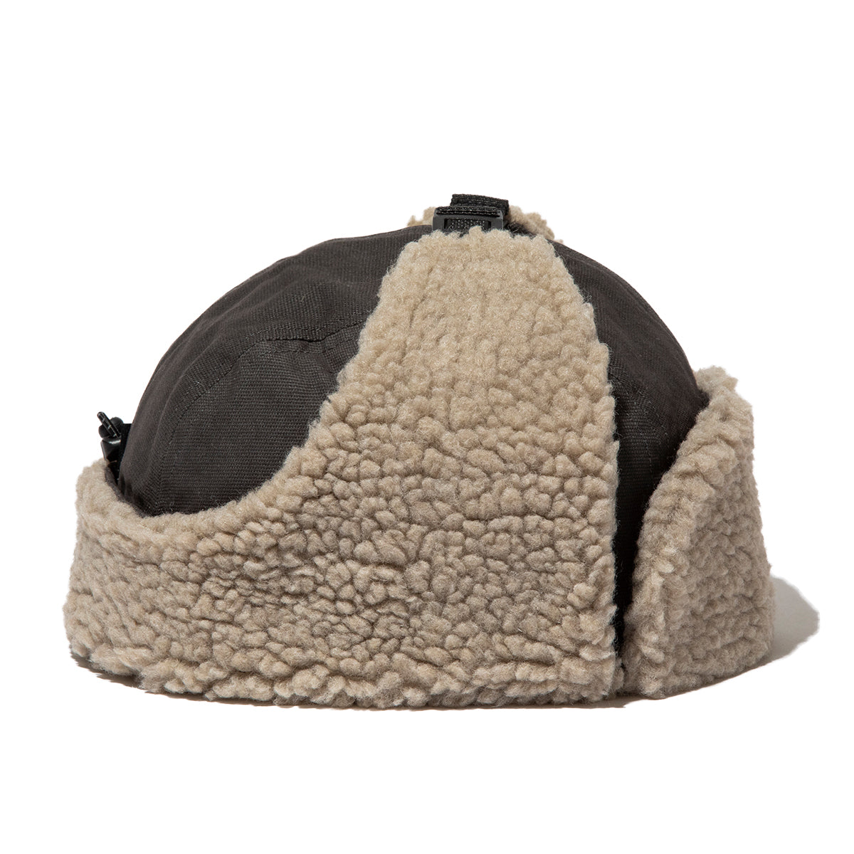 POLER MILITARY BOA VISOR CAP ポーラー ミリタリー ボア バイザー キャップ 253MCV0084【メンズ フライトキャップ ボアキャップ 防寒 アウトドア 秋冬 25FW】