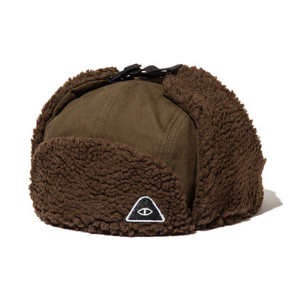 POLER MILITARY BOA VISOR CAP ポーラー ミリタリー ボア バイザー キャップ 253MCV0084【メンズ フライトキャップ ボアキャップ 防寒 アウトドア 秋冬 25FW】