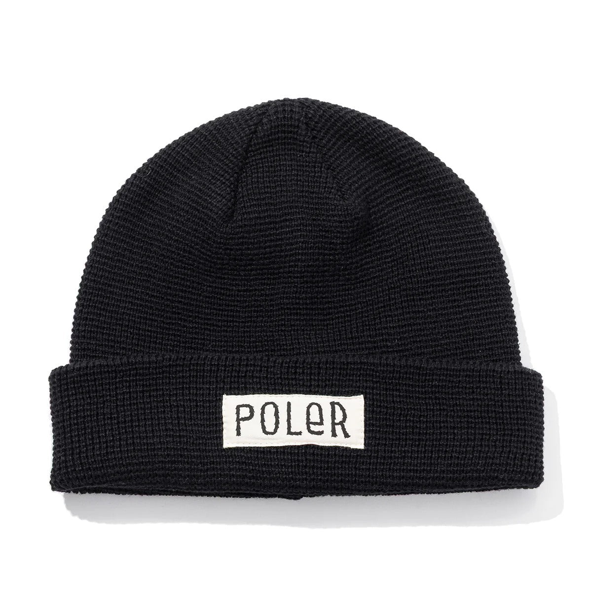 POLER WORKERMAN BEANIE ポーラー ワーカーマン ビーニー 253MCV0104【メンズ ビーニー ニット帽 ロゴ ワッフルパターン 伸縮性 帽子 25FW】