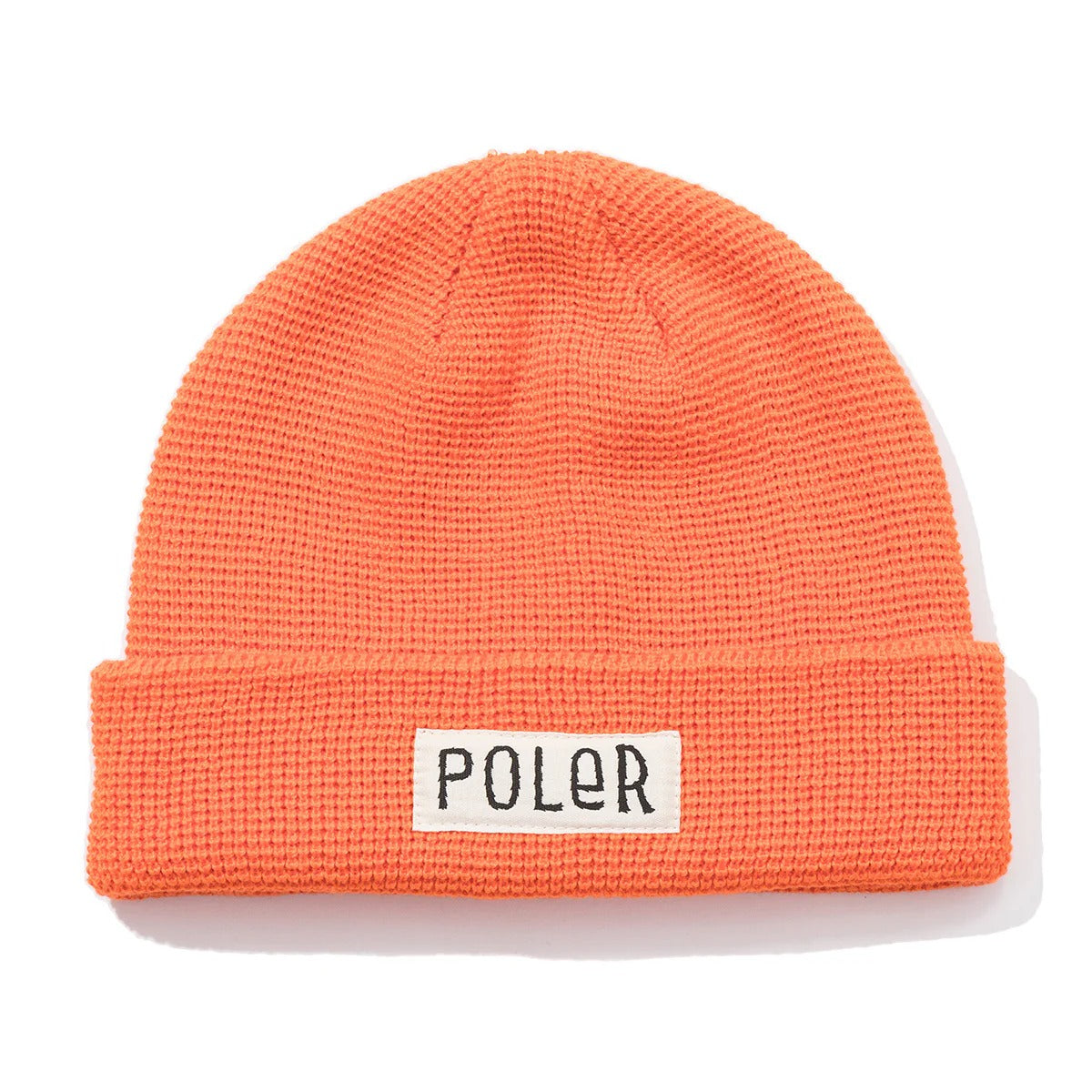 POLER WORKERMAN BEANIE ポーラー ワーカーマン ビーニー 253MCV0104【メンズ ビーニー ニット帽 ロゴ ワッフルパターン 伸縮性 帽子 25FW】