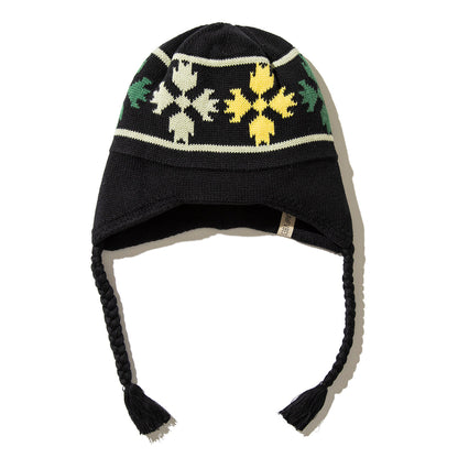 POLER BEAR PAW FLAP BEANIE ポーラー ベア ポー フラップ ビーニー 253MCV0113【メンズ ビーニー フラップニット帽 防寒 アウトドア 25FW】