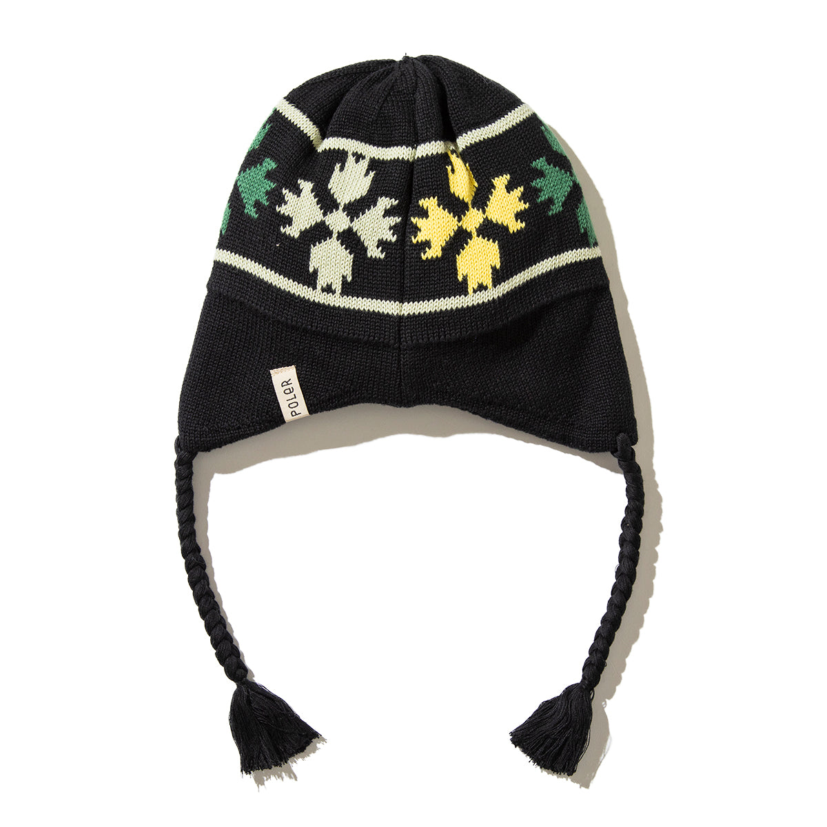 POLER BEAR PAW FLAP BEANIE ポーラー ベア ポー フラップ ビーニー 253MCV0113【メンズ ビーニー フラップニット帽 防寒 アウトドア 25FW】