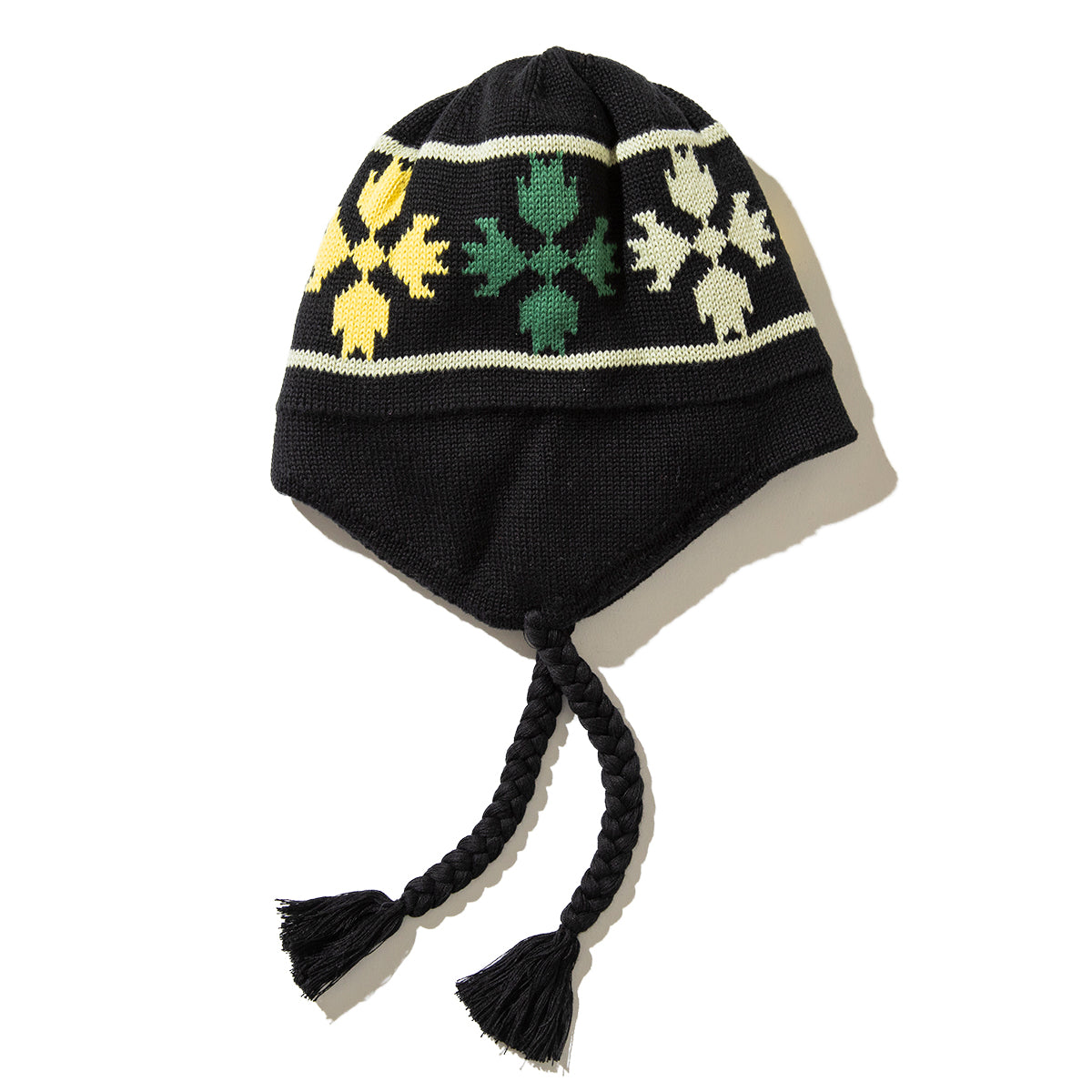 POLER BEAR PAW FLAP BEANIE ポーラー ベア ポー フラップ ビーニー 253MCV0113【メンズ ビーニー フラップニット帽 防寒 アウトドア 25FW】