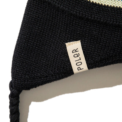 POLER BEAR PAW FLAP BEANIE ポーラー ベア ポー フラップ ビーニー 253MCV0113【メンズ ビーニー フラップニット帽 防寒 アウトドア 25FW】